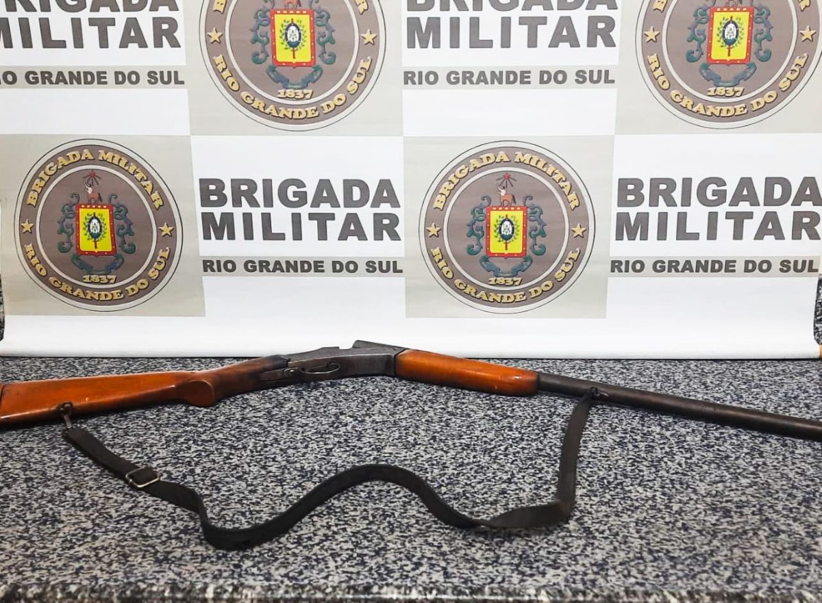 Espingarda calibre 12 foi encontrada na residência do homem | DIVULGAÇÃO