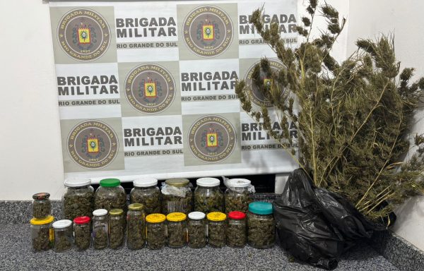 Ação da Brigada Militar resulta em prisão por tráfico de entorpecentes