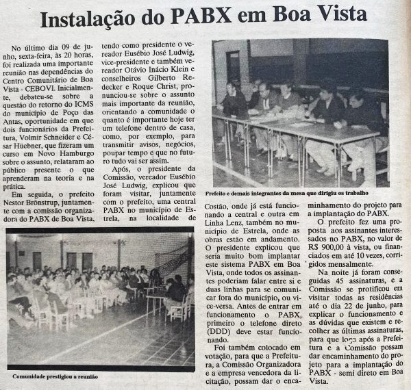 Há 30 anos: instalação de telefonia era discutida em Boa Vista