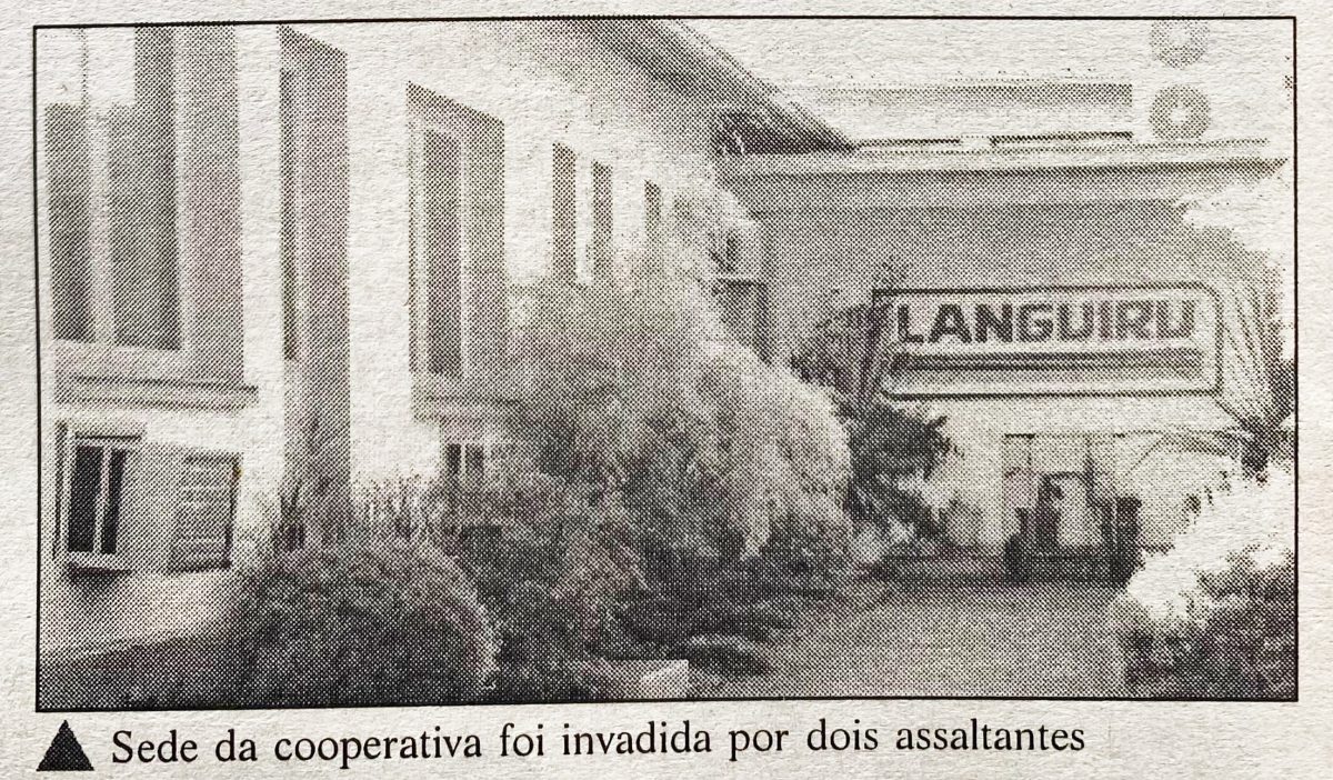 Há 20 anos: assalto à sede da Languiru assustava Teutônia