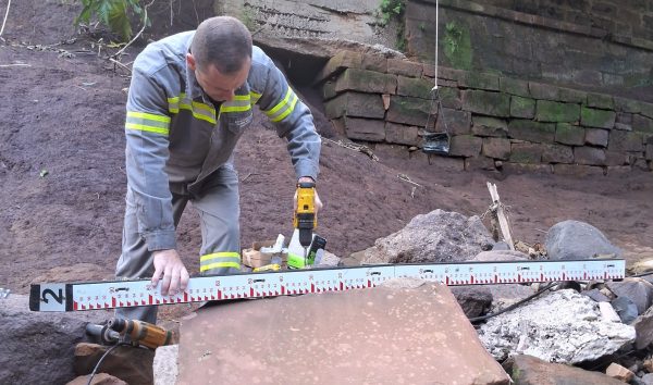 Nova régua na ponte da Várzea reforça controle sobre nível do Arroio Boa Vista