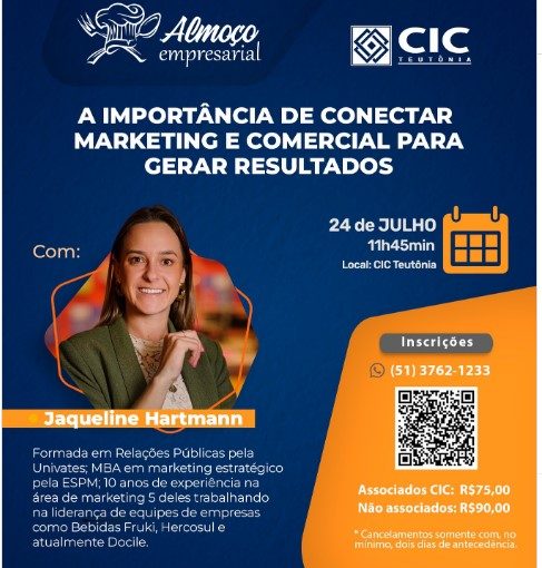 Almoço Empresarial debate conexão entre marketing e setor comercial