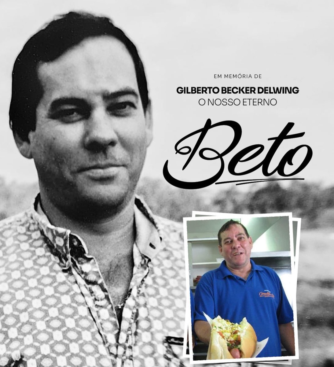 Morre Beto, um dos fundadores do Cachorrão Carmelito e Beto