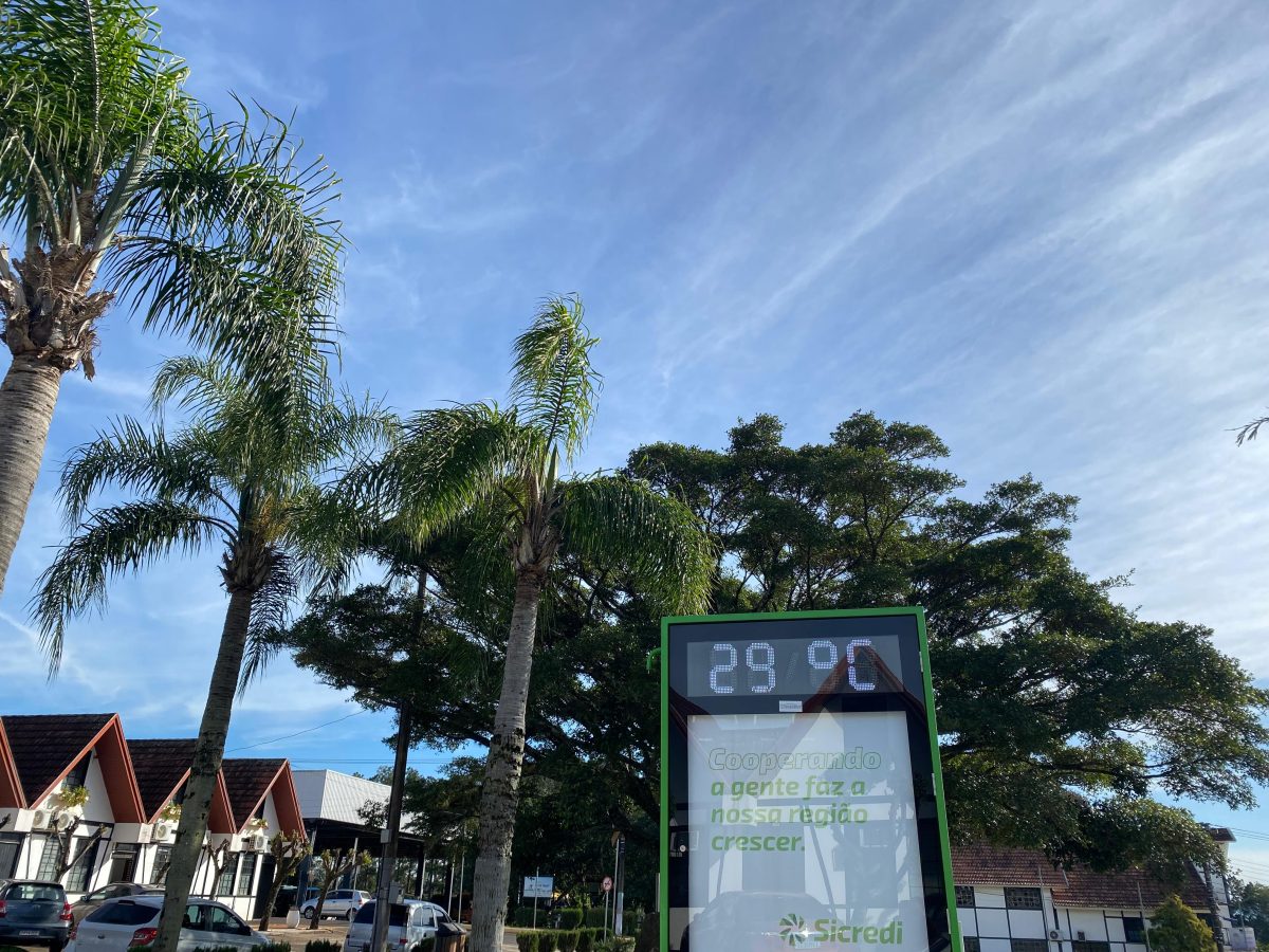 Calor dá lugar à chuva no fim de semana no estado