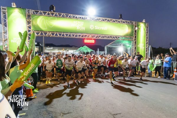 Inscrições para a Sicredi Night Run ocorrem na próxima semana