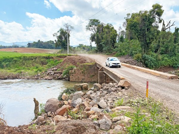 Nova ponte sobre o Arroio Boa Vista deverá ser concluída em até seis meses