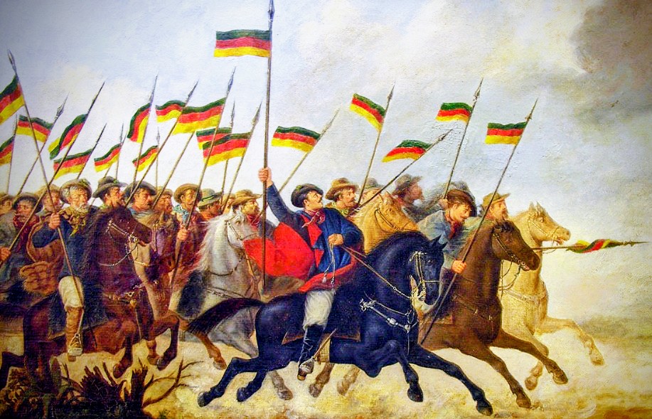 Início da Guerra dos Farrapos completa 190 anos neste sábado. Combate é o mais longo da história brasileira. Foto: Reprodução/acervo