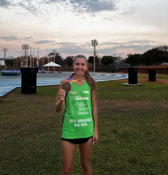 Atleta de Teutônia é medalhista de bronze nos Jogos da Juventude