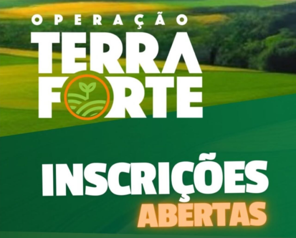 Inscrições para a Operação Terra Forte começam na segunda em Paverama