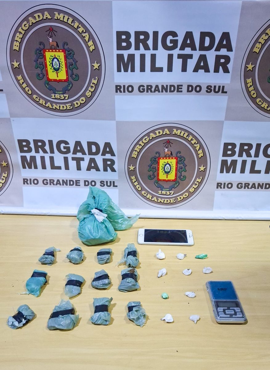 Brigada Militar prende homem por tráfico de entorpecentes em Teutônia