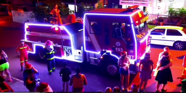 Bombeiros Voluntários de Teutônia arrecadam doces para o Caminhão Iluminado 2025