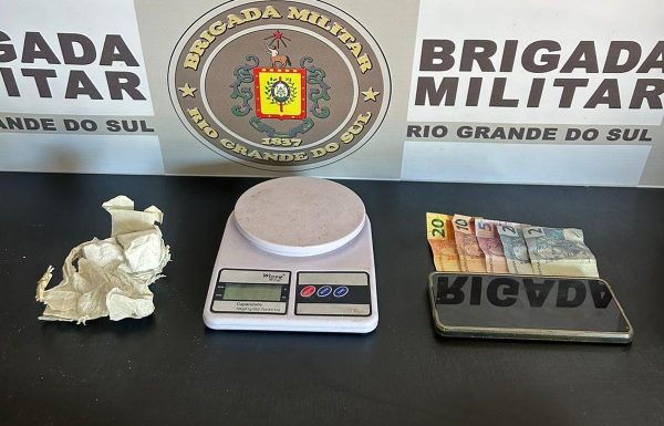Homem é preso por tráfico de drogas em operação da Brigada Militar em Teutônia