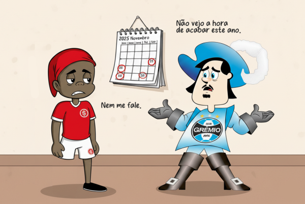 Traços e fatos: Fim de ano da dupla GRENAL