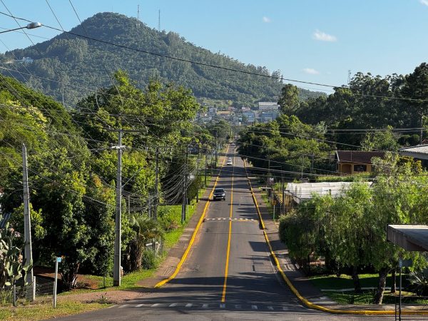 Teutônia inicia pintura da sinalização horizontal