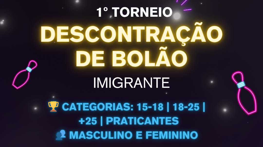 Imigrante promove o 1º Torneio Descontração de Bolão