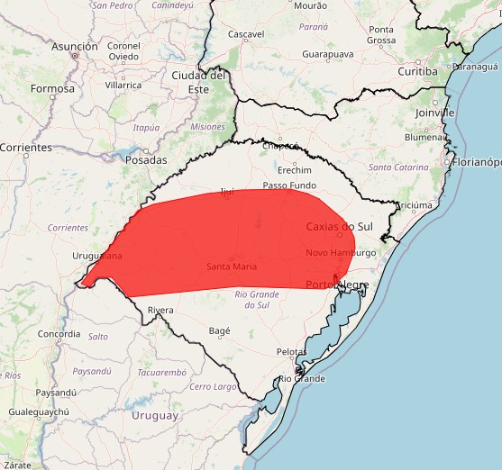 Previsão indica chuva intensa e fortes ventos ao longo desta sexta-feira