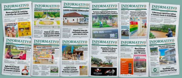 O ano em doze capas do Informativo Regional