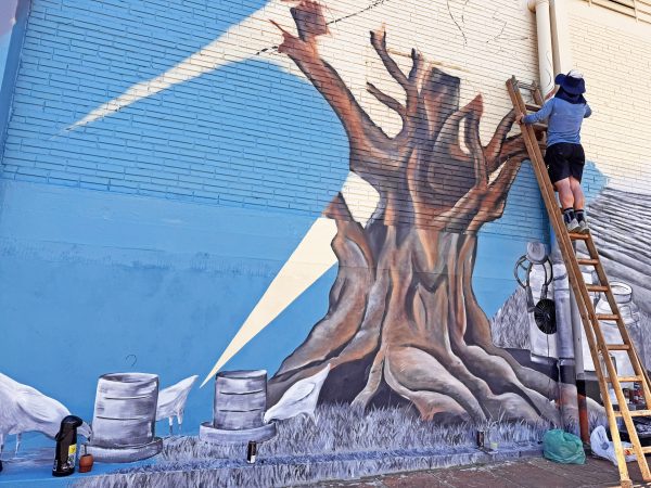 Arte nas paredes da nova sede da Languiru valoriza história e identidade da cooperativa