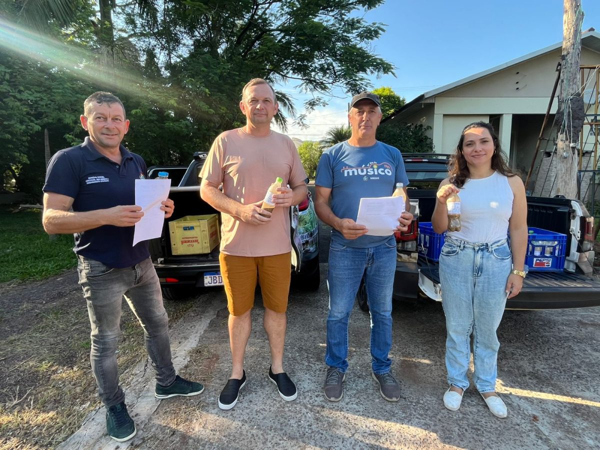 Secretaria de Agricultura realiza entrega de larvicida para controle do borrachudo