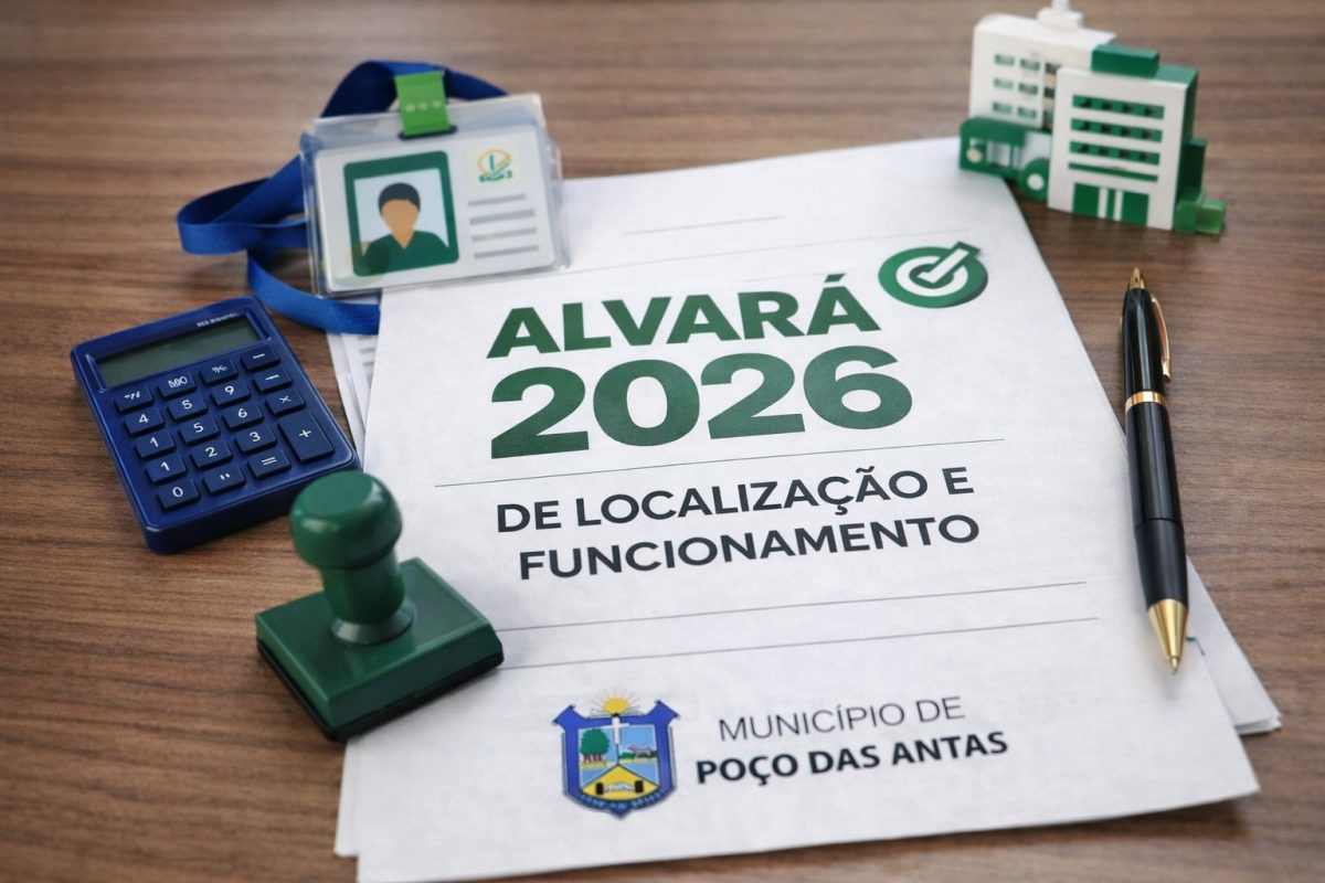 Município orienta sobre renovação do Alvará de Localização e Funcionamento para 2026