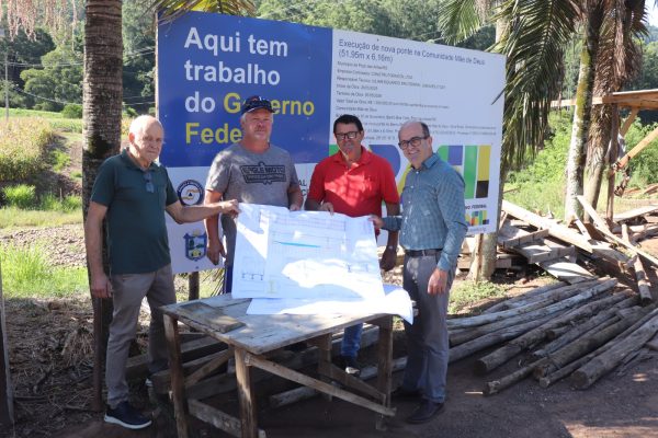 Município inicia obra da nova ponte na Comunidade Mãe de Deus