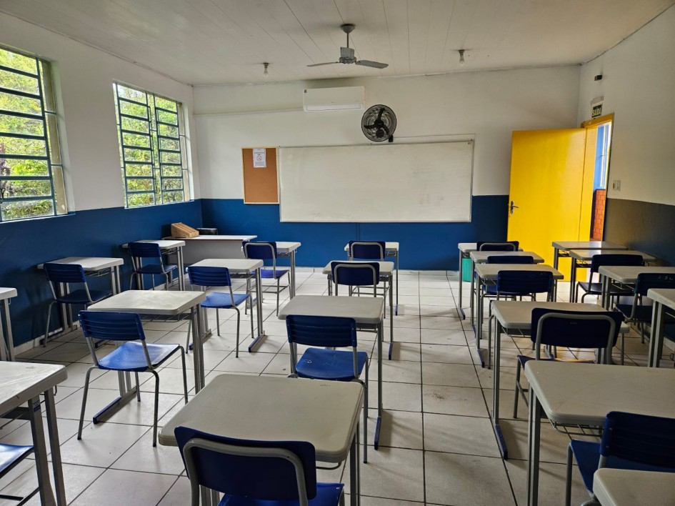 Mais de 53% das escolas estaduais iniciam 2026 com salas de aula climatizadas