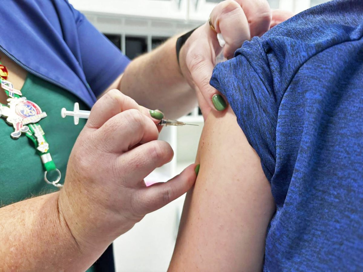 Crianças e jovens são o público-alvo do começo da campanha na rede pública. Em Westfália, aplicação iniciou na terça-feira, 10. Foto: Doris Gottardi