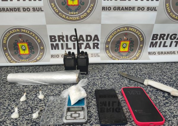 Brigada Militar prende homem  no bairro Canabarro