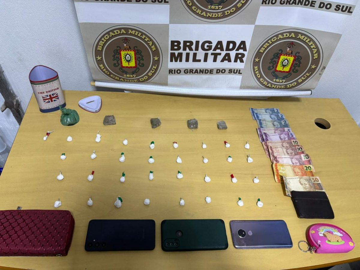 Trio é preso por tráfico de entorpecentes em Teutônia