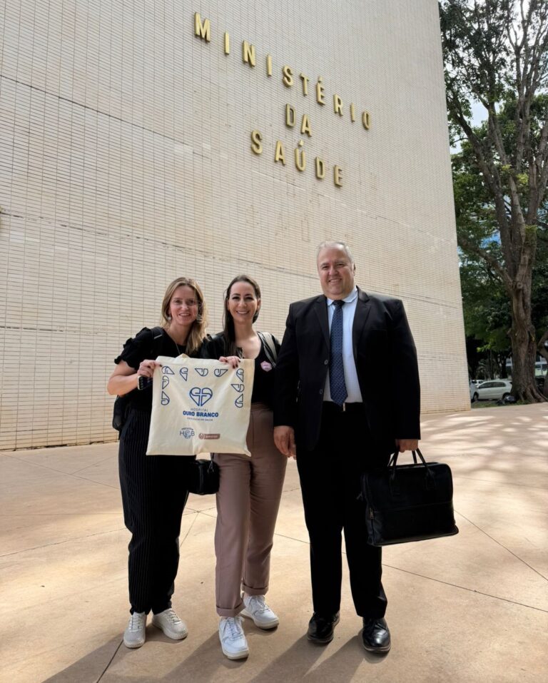 Comitiva do Hospital Ouro Branco cumpre agenda em Brasília