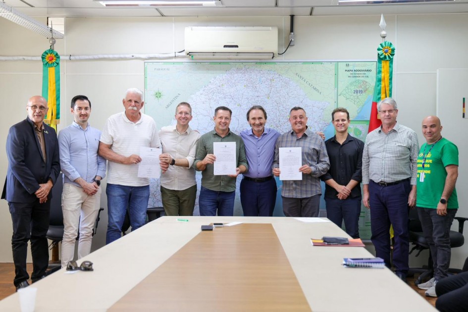 Estado assina ordem de início da pavimentação entre Imigrante e Boa Vista do Sul