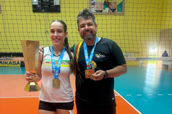 Técnico e atleta gaúchos conquistam título invicto no Brasileiro de Seleções Sub-16