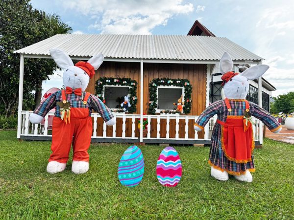 Teutônia entra no clima de Páscoa com decoração e espetáculo para as famílias