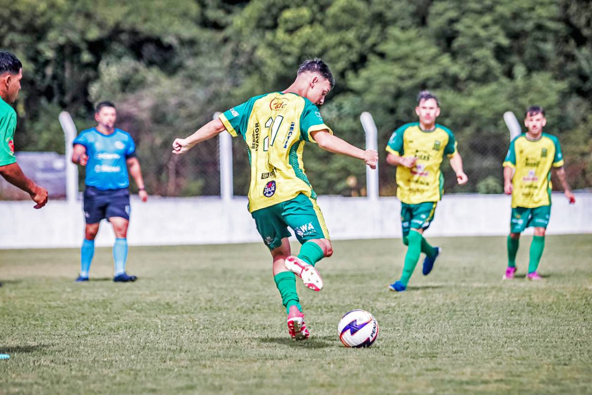 Ouro Verde recebe o Atlético Gaúcho
neste domingo, 29, no Bairro Alesgut. Foto: Tainá Danzer/Divulgação