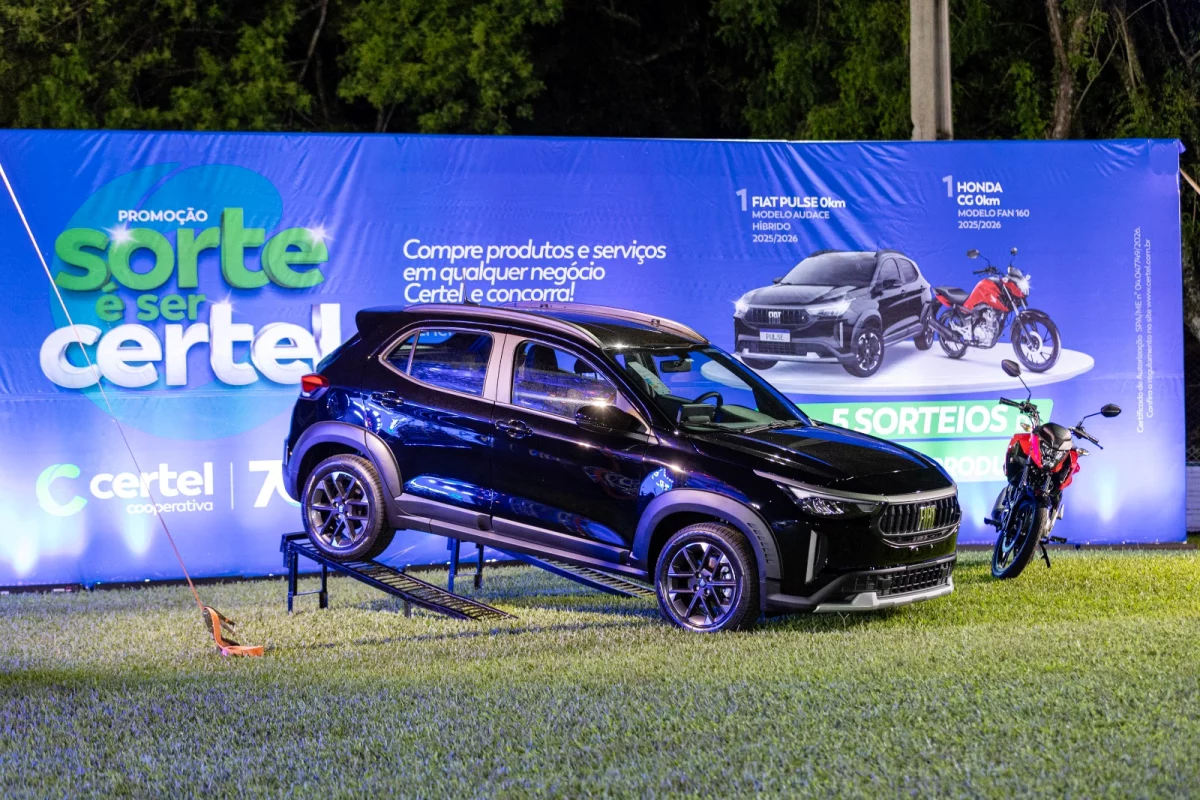 Promoção “Sorte é Ser Certel” vai sortear carro, moto e cinco prêmios de R$ 15 mil
