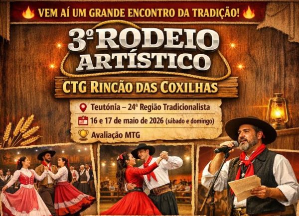 CTG Rincão das Coxilhas anuncia 3º Rodeio Artístico