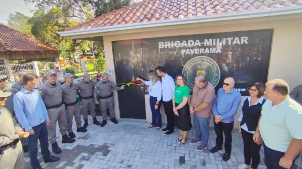 Brigada Militar inaugura quartel no Parque 13 de Abril, em Paverama