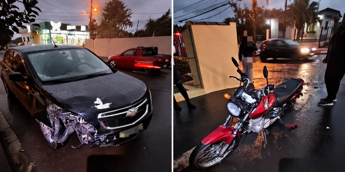 Motociclista sofre ferimentos em colisão no bairro Alesgut