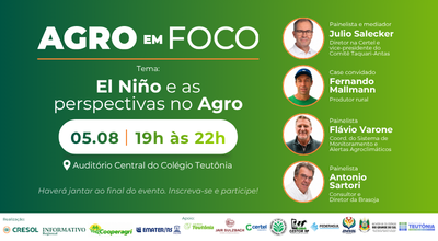 Agro em Foco debate impactos do El Niño na produção