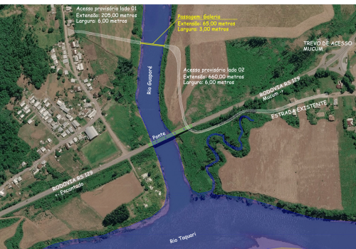 CIC-VT realiza vistoria em ponte interditada da ERS-129