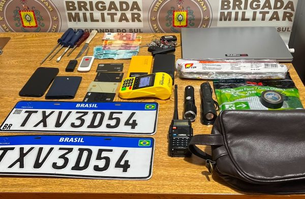 Brigada Militar prende suspeito por furtos de veículos