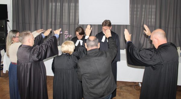 Pastores são reconduzidos aos cargos de liderança no Sínodo Vale do Taquari