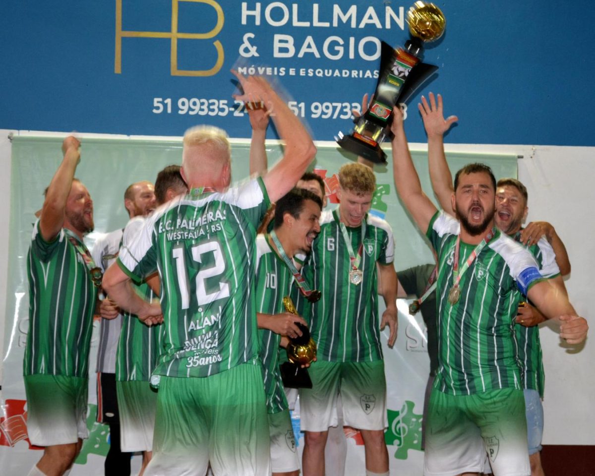 Palmeiras defende o título conquistado na categoria Força Livre Masculino em 2025 (Foto: Divulgação Prefeitura de Westfália / Leandro Augusto Hamester)