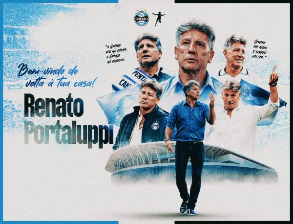 Grêmio confirma retorno do técnico Renato Portaluppi