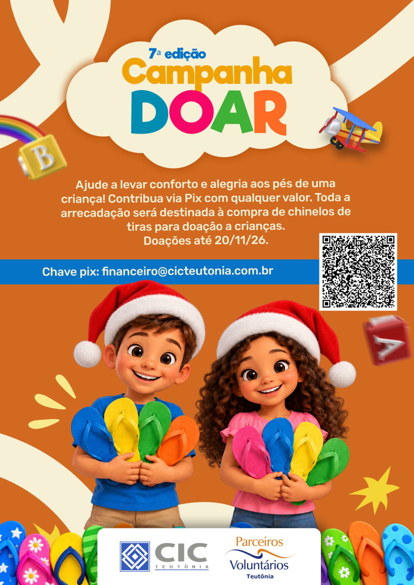CIC Teutônia lança 7ª edição da Campanha DOAR