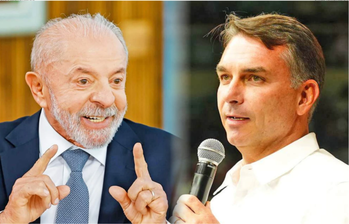 Lula e Flávio Bolsonaro disputam, neste domingo, 25, a preferência de mais de 158,7 milhões de eleitores. Fotos: Ricardo Stückert e Charles Vieira 